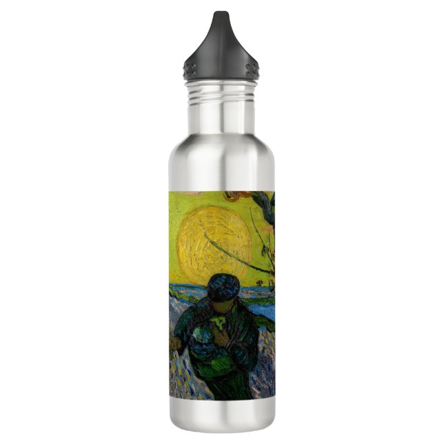 Vincent van Gogh - The Sower Stainless Steel Water Bottle (Left)