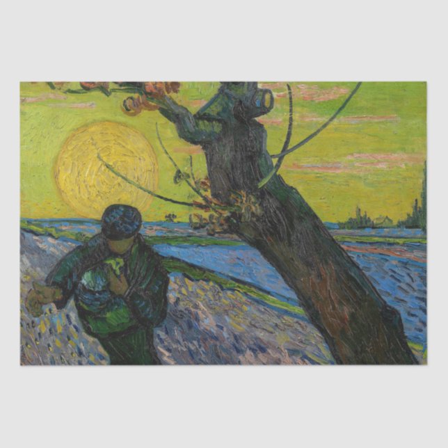 Vincent van Gogh - The Sower Tissue Paper (Front)