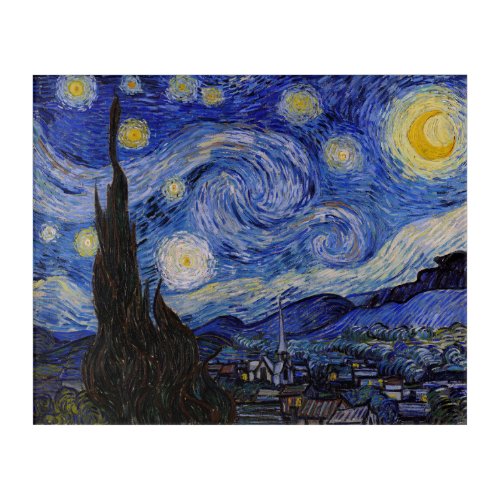 Vincent Van Gogh _ The Starry night Acrylic Print