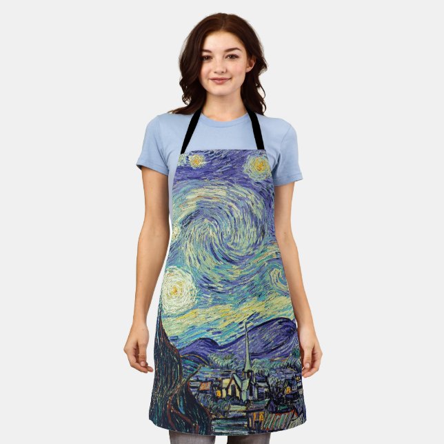 Vincent Van Gogh/ The Starry Night   Apron (Worn)