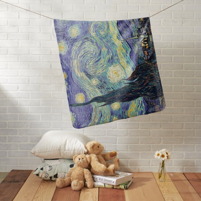 Vincent Van Gogh The Starry Night   Baby Blanket (In Situ)