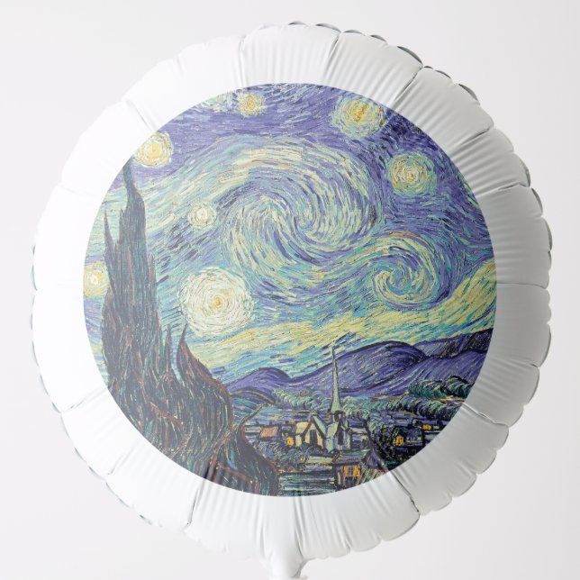 Vincent Van Gogh The Starry Night  Balloon (Front)