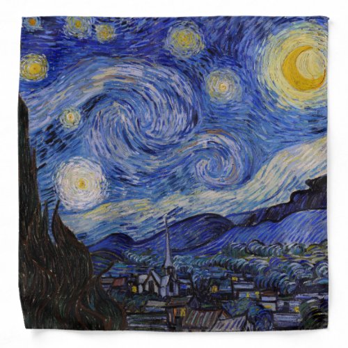 Vincent Van Gogh _ The Starry night Bandana