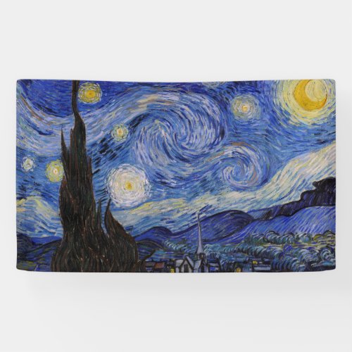 Vincent Van Gogh _ The Starry night Banner