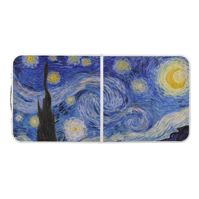 Vincent Van Gogh - The Starry night Beer Pong Table (Top)