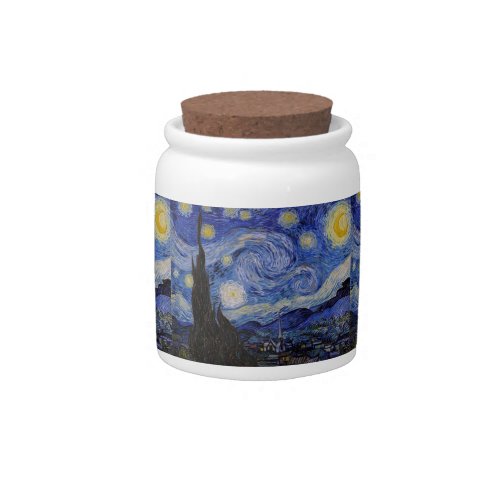 Vincent Van Gogh _ The Starry night Candy Jar