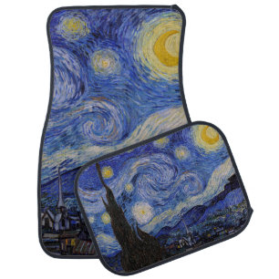 Vincent Van Gogh - The Starry night Car Floor Mat