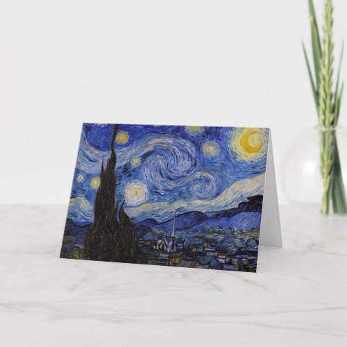 Vincent Van Gogh _ The Starry night Card
