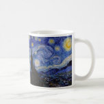 Vincent Van Gogh - The Starry night Coffee Mug<br><div class="desc">The Starry Night / La nuit etoilee - Vincent Van Gogh in 1889</div>
