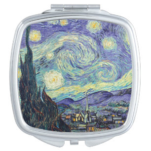 Vincent Van Gogh. The Starry Night Compact Mirror