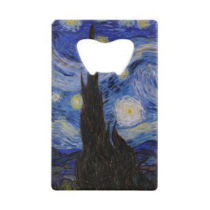 Vincent Van Gogh - The Starry night Credit Card Bottle Opener