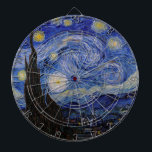 Vincent Van Gogh - The Starry night Dart Board<br><div class="desc">The Starry Night / La nuit etoilee - Vincent Van Gogh in 1889</div>