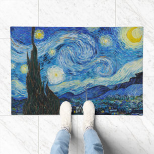 Vincent Van Gogh The Starry Night Doormat