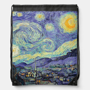 Vincent Van Gogh The Starry Night Drawstring Bag
