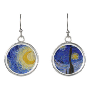 Vincent Van Gogh - The Starry night Earrings