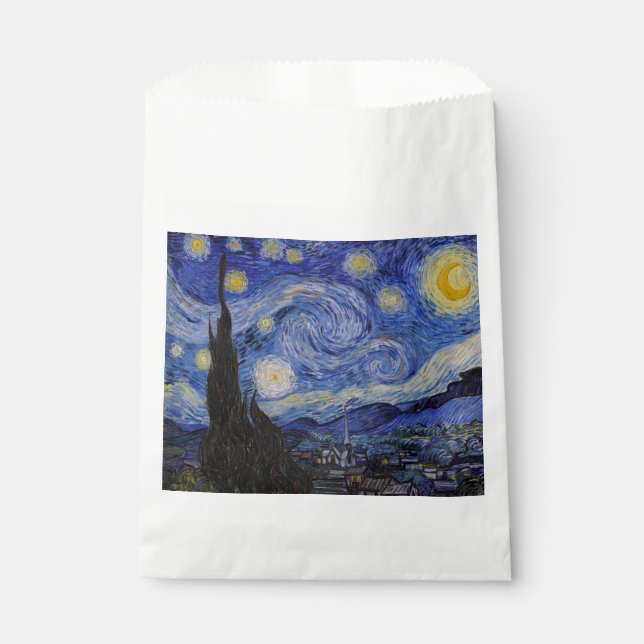 Vincent Van Gogh - The Starry night Favor Bag (Front)