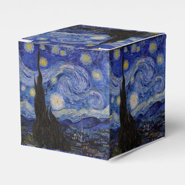 Vincent Van Gogh - The Starry night Favor Boxes (Front Side)