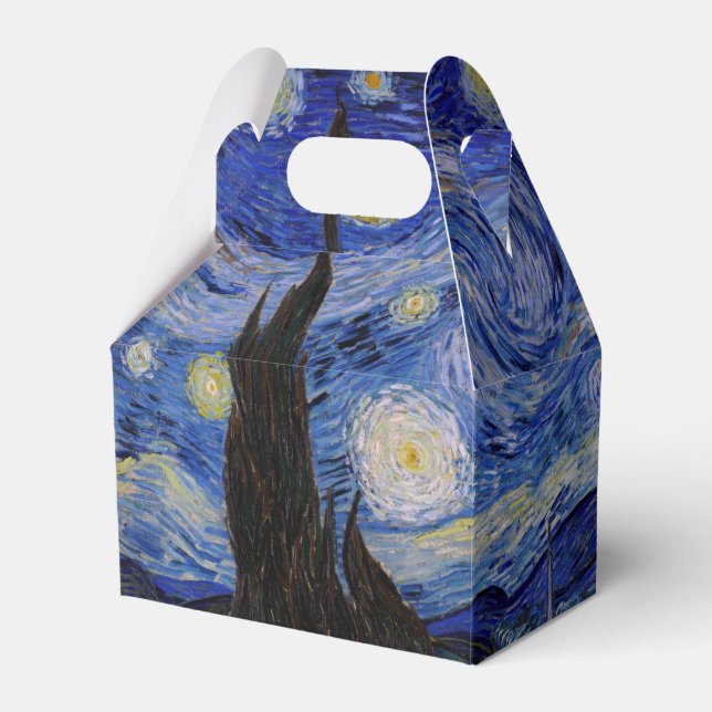 Vincent Van Gogh - The Starry night Favor Boxes (Front Side)