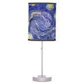 Vincent Van Gogh - The Starry Night Fine Art Table Lamp (Front)