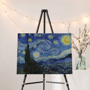 Vincent Van Gogh, The Starry Night Foam Board