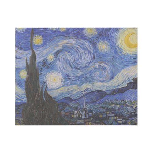 Vincent Van Gogh _ The Starry night Gallery Wrap