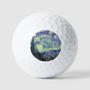 Vincent Van Gogh/ The Starry Night Golf Balls