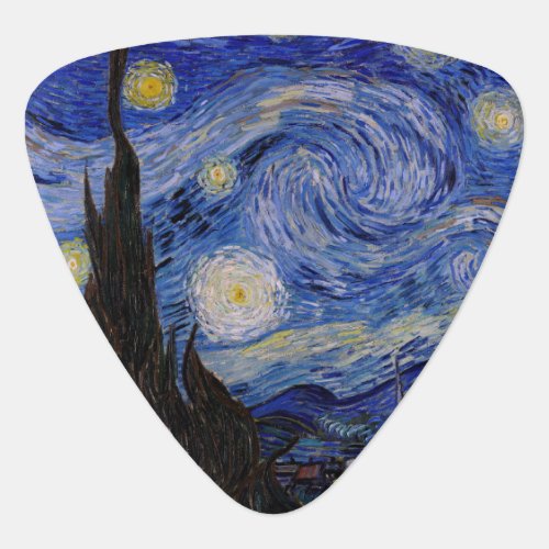 Vincent Van Gogh _ The Starry night Guitar Pick