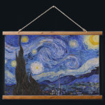 Vincent Van Gogh - The Starry night Hanging Tapestry<br><div class="desc">The Starry Night / La nuit etoilee - Vincent Van Gogh in 1889</div>