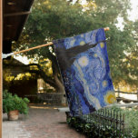 Vincent Van Gogh - The Starry night House Flag<br><div class="desc">The Starry Night / La nuit etoilee - Vincent van Gogh,  1889</div>