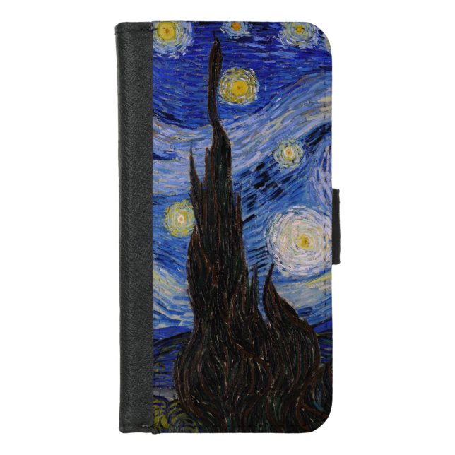 Vincent Van Gogh - The Starry night iPhone Wallet Case (Front)
