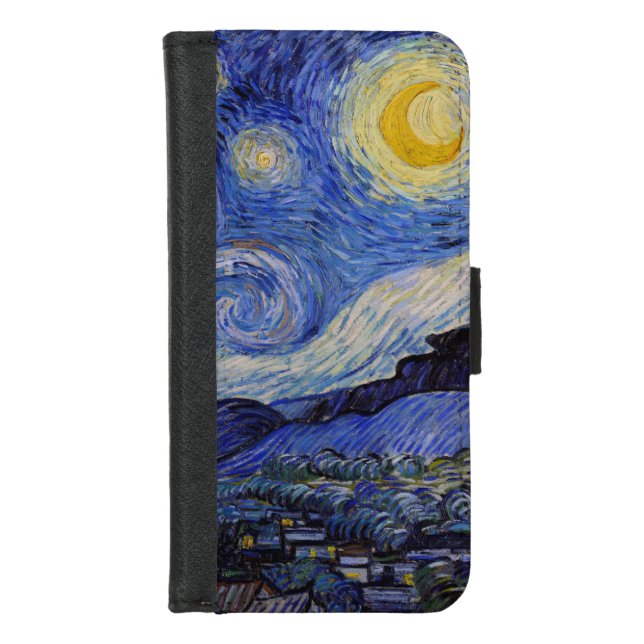 Vincent Van Gogh - The Starry night iPhone Wallet Case (Front)