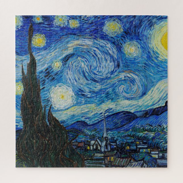 Vincent Van Gogh The Starry Night Jigsaw Puzzle (Vertical)