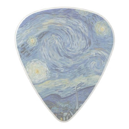 Vincent Van Gogh | The Starry Night, June 1889 Acetal Guitar Pick
