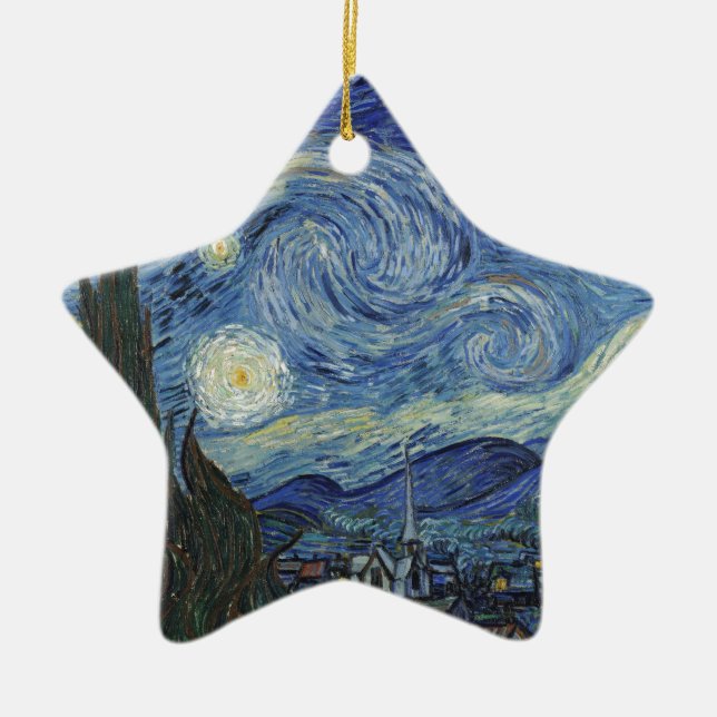 Vincent van Gogh | The Starry Night, June 1889 Ceramic Ornament (Front)