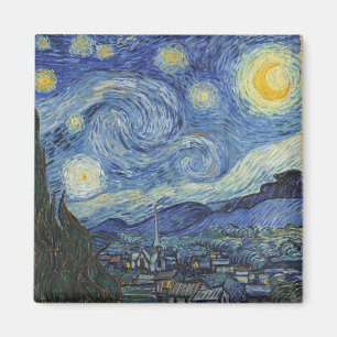 Vincent van Gogh   The Starry Night, June 1889 Magnet