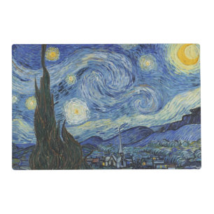 Vincent van Gogh The Starry Night, June 1889 Placemat