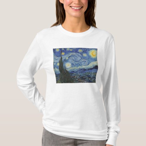 Vincent van Gogh  The Starry Night June 1889 T_Shirt
