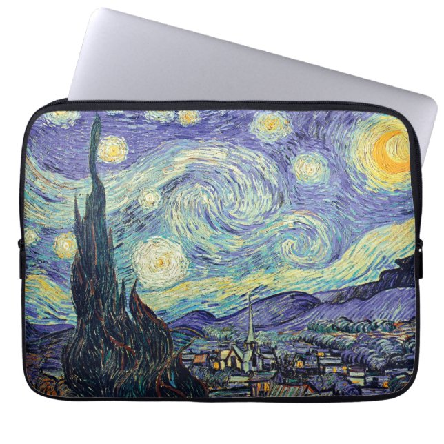 Vincent Van Gogh/ The Starry Night    Laptop Sleeve (Front)