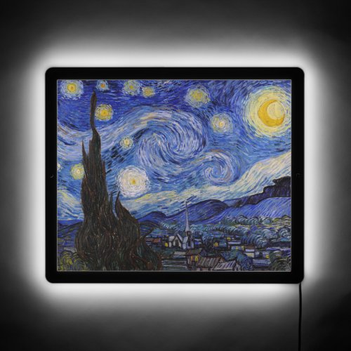 Vincent Van Gogh _ The Starry night LED Sign