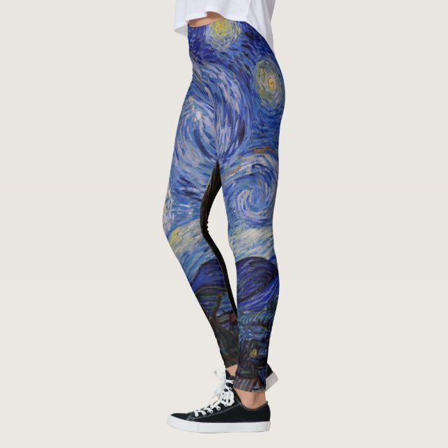 Vincent Van Gogh - The Starry night Leggings (Left)
