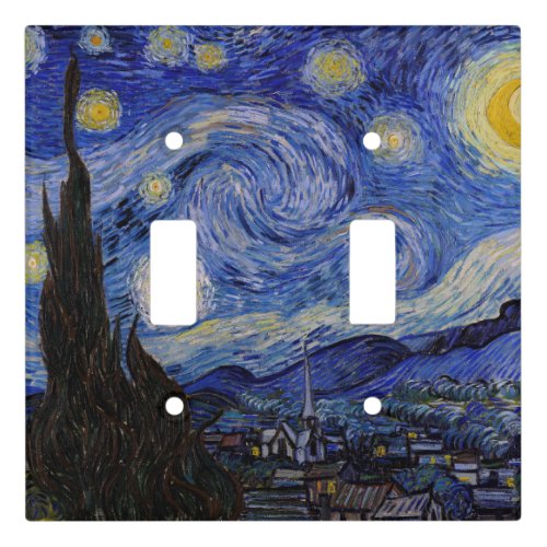 Vincent Van Gogh _ The Starry night Light Switch Cover