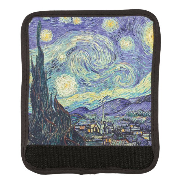 Vincent Van Gogh. The Starry Night  Luggage Handle Wrap (Front)