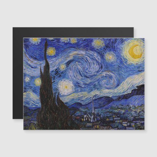 Vincent Van Gogh _ The Starry night Magnetic Card