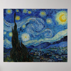 Vincent van Gogh - The Starry Night Masterpiece Poster