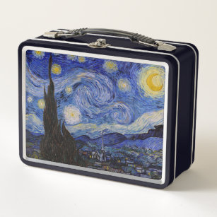 Vincent Van Gogh - The Starry night Metal Lunch Box