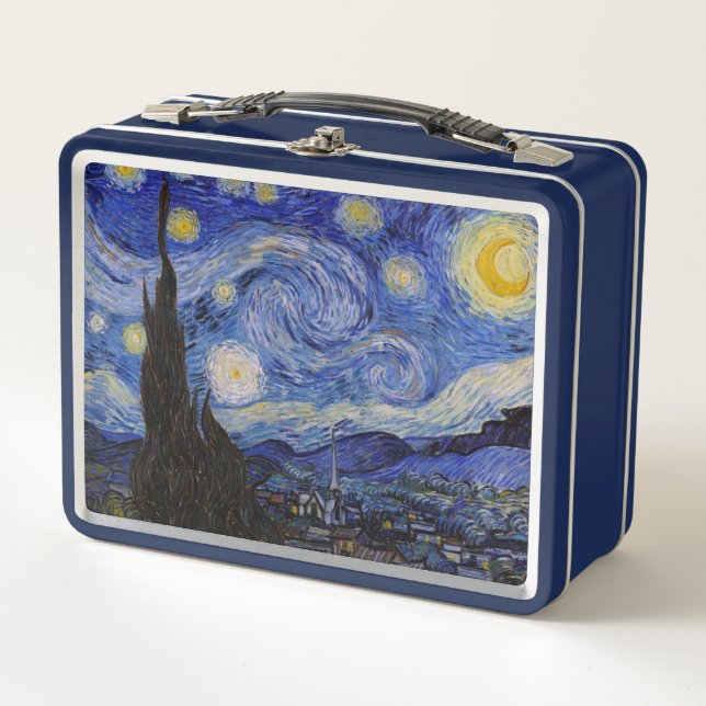 Vincent Van Gogh - The Starry night Metal Lunch Box (Front)