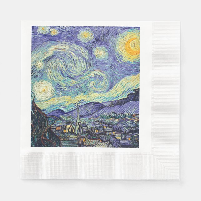 Vincent Van Gogh/ The Starry Night    Napkins (Front)