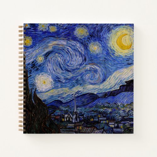 Vincent Van Gogh _ The Starry night Notebook