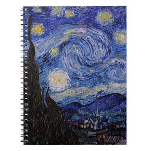 Vincent Van Gogh _ The Starry night Notebook