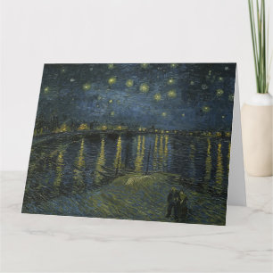 Vincent Van Gogh, The Starry Night Over the Rhone Card